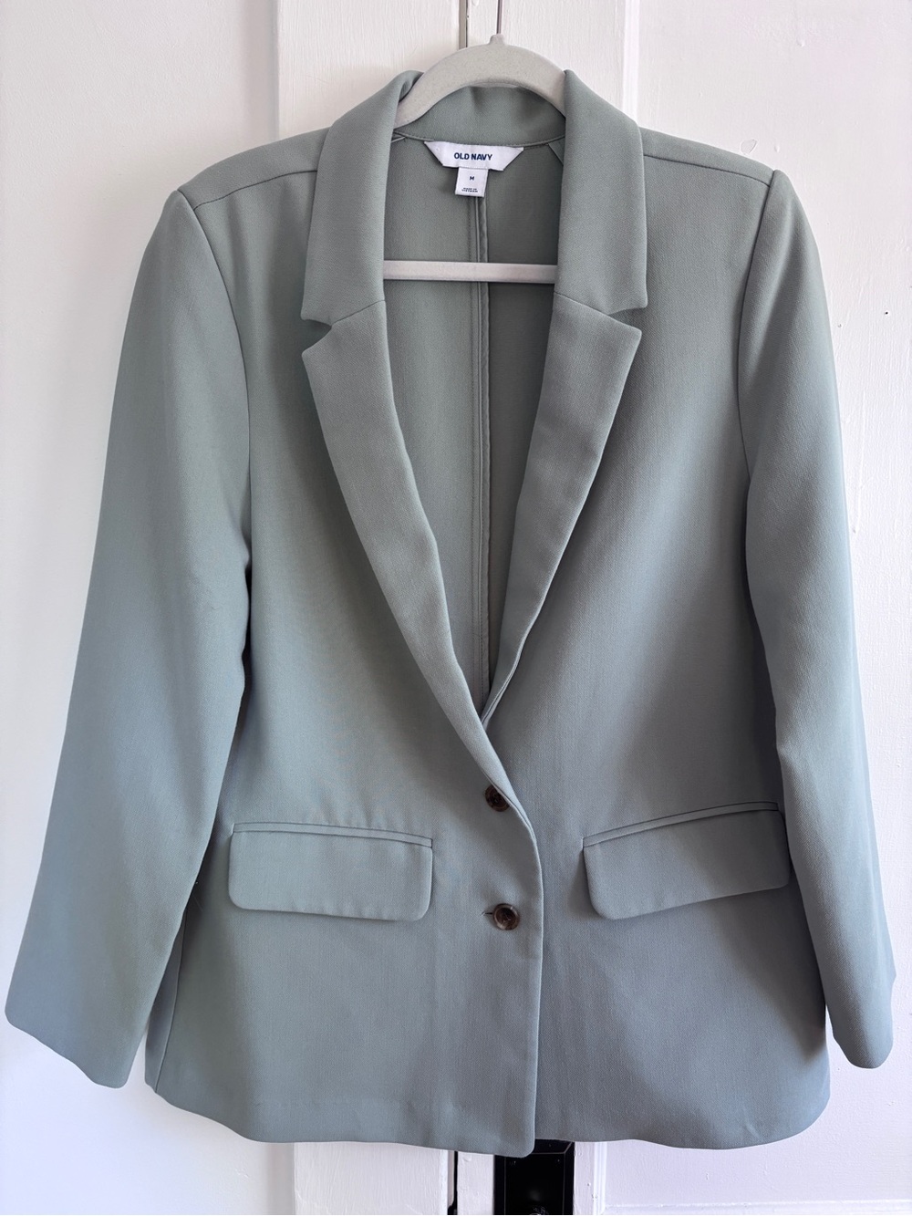 Old Navy Robins Egg Green Single-Breasted Blazer